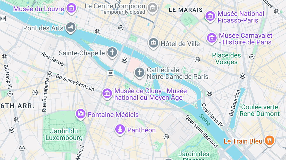 Where is Notre Dame Cathedral Located? Address, Map & Metro